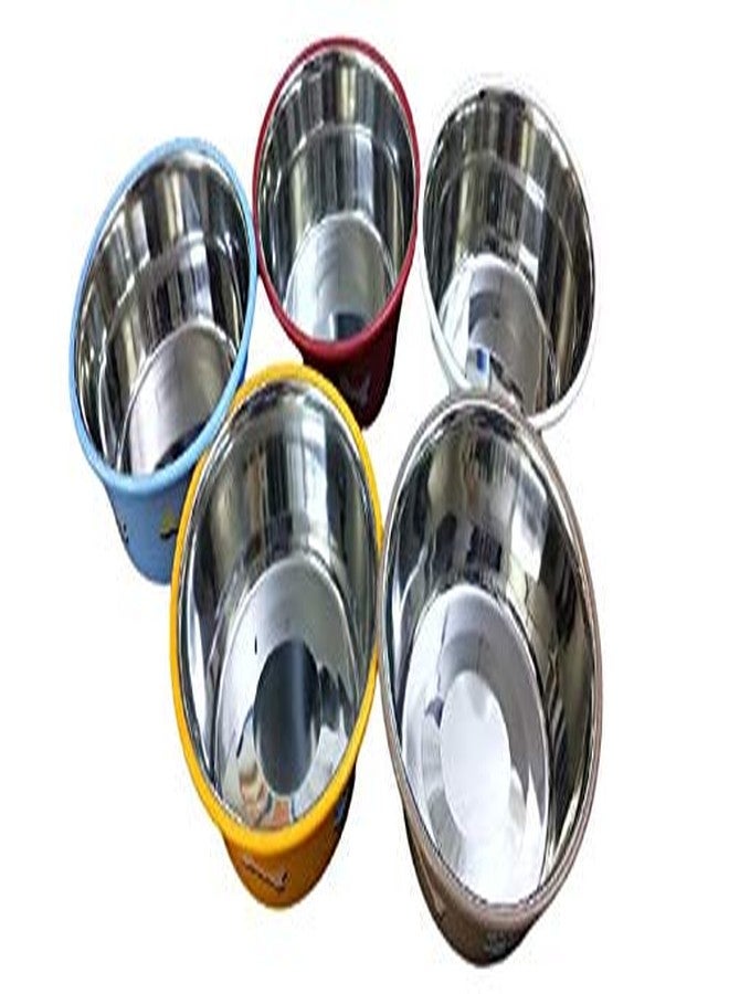 ELTON أوعية طعام ELTON Paw & Bone Cutie Bowls: اشترِ مجموعة من 4 أوعية (كبيرة) بسعر 1676 روبية واحصل على مجموعة من وعاءين قياسيين للتغذية بقيمة 249 روبية مجانًا (متوسطة). - Image 1